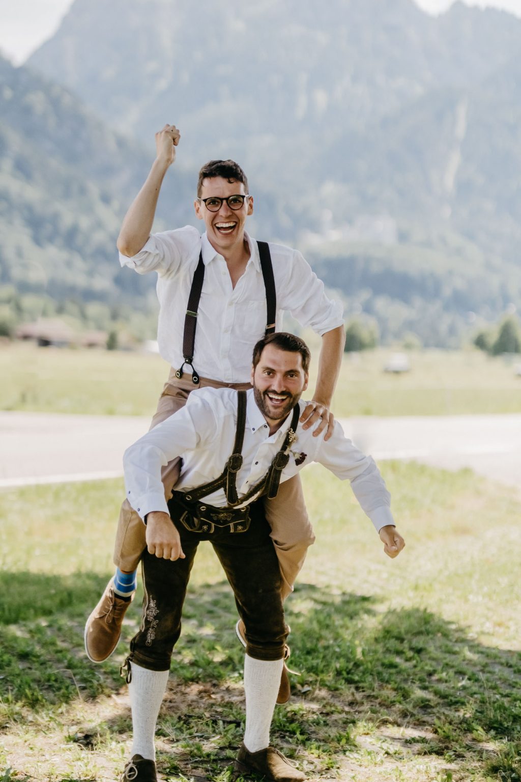 Huckepack vor Königskulisse